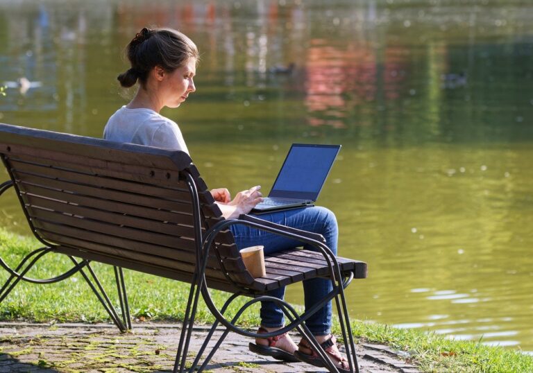 work from anywhere, woman, park-7438007.jpg